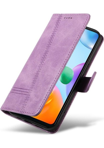 Kredi Kartı Yuvası ile Xiaomi Redmi 10C Için Filp Durumda Cüzdan Telefon Kılıfı Pu (Yurt Dışından) indirimleri