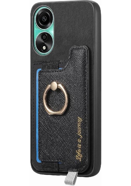 Oppo A78 4g Cüzdan Manyetik Halka Standı Tutucu Için Kılıf Magsafe Uyumlu (Yurt Dışından) modelleri
