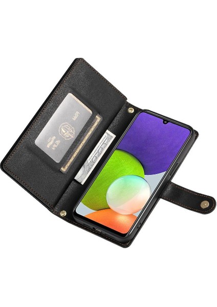 Samsung Galaxy A22 4g Iş Cüzdan Çok Fonksiyonlu Standı Için Flip Case (Yurt Dışından) fırsatları