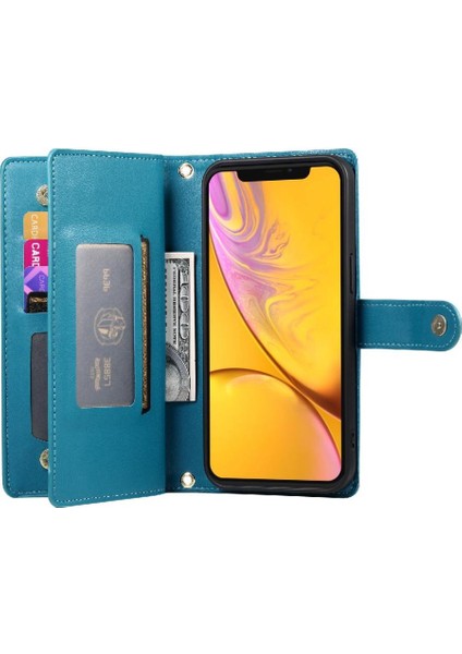IPhone Xr Standı Cüzdan Çok Fonksiyonlu Crossbody Askısı Için Flip Case (Yurt Dışından) indirimleri