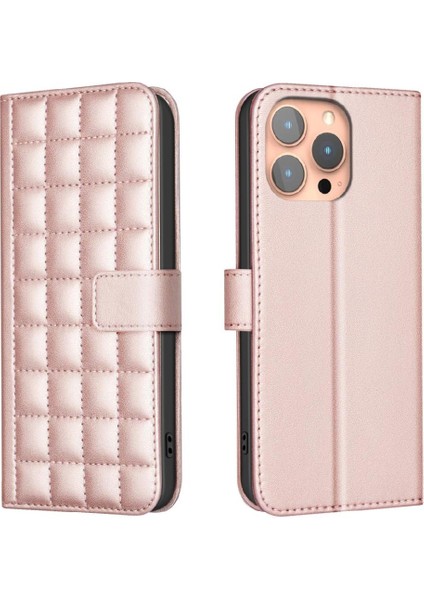 IPhone 16 Için Flip Case Pro Max Iş Basit Stil Pu Deri Cüzdan (Yurt Dışından)