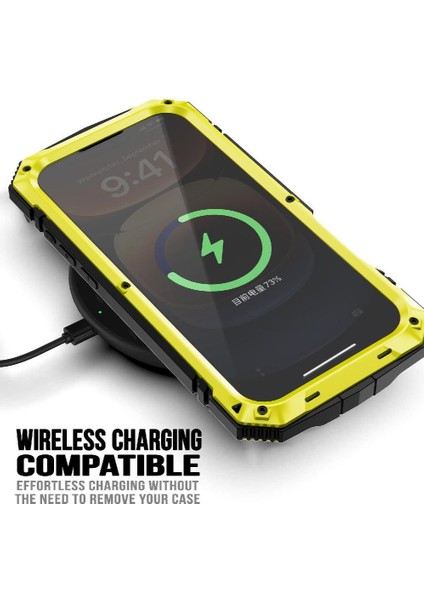 IPhone 16 Pro 360 Için Metal Kasa Tam Vücut Koruyucu Kapak Cam Ekran (Yurt Dışından) fırsatları