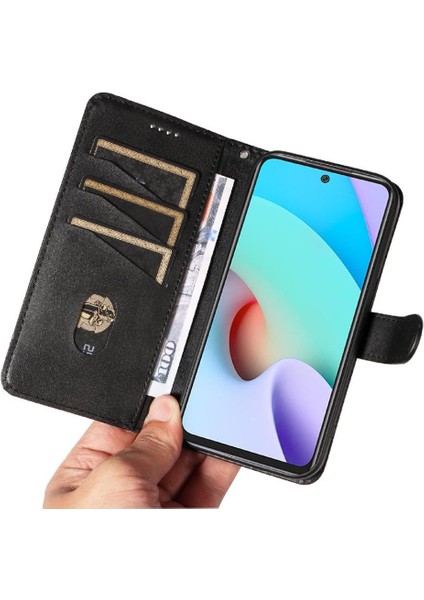 Xiaomi Redmi 10 Başbakan Cüzdan Telefon Kılıfı Için Filp Durumda Preslenmiş Pu Deri (Yurt Dışından) fırsatları