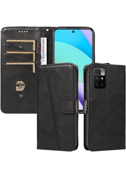 Xiaomi Redmi 10 Başbakan Cüzdan Telefon Kılıfı Için Filp Durumda Preslenmiş Pu Deri (Yurt Dışından) indirimleri