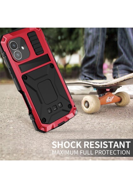 IPhone 16 Için Metal Kasa Withkickstand 360 Tam Vücut Koruyucu Kapak (Yurt Dışından) fiyatları