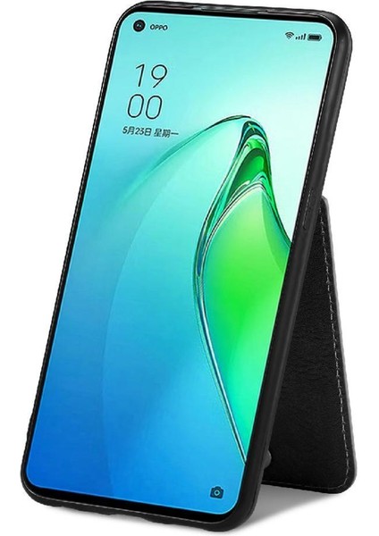Oppo Oppo 8 Pro 5g Için Kılıf Fermuar Standı Cüzdan Crad Yuvası Manyetik Araba (Yurt Dışından)