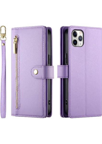 BDT Boutique IPhone 11 Için Flip Case Pro Max Iş Crossbody Kayış Standı Cüzdan (Yurt Dışından)