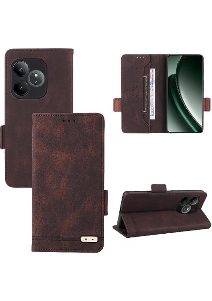 Toka Kickstand Kapak ile Realme Gt 6 Manyetik Cüzdan Için Flip Case (Yurt Dışından) indirimleri