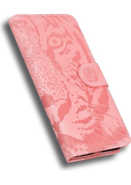 Oppo Oppo 12 5g Için Flip Case Kabartmalı Sevimli Kaplan Kickstand Koruyucu (Yurt Dışından) modelleri