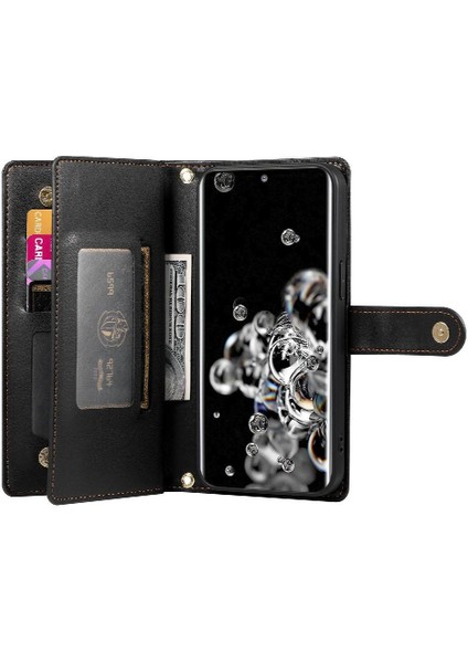 Samsung Galaxy S20 Için Flip Case Ultra Çok Fonksiyonlu Standı Cüzdan Kayış (Yurt Dışından) fiyatları