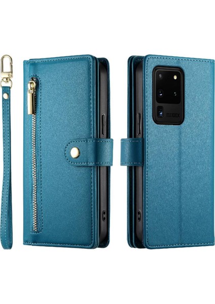 Samsung Galaxy S20 Için Flip Case Ultra Çok Fonksiyonlu Standı Cüzdan Kayış (Yurt Dışından)