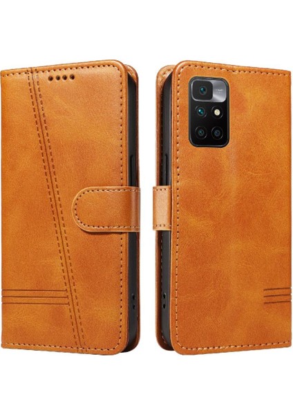 Xiaomi Redmi 10 Başbakan Cüzdan Telefon Kılıfı Için Filp Durumda Preslenmiş Pu Deri (Yurt Dışından) fırsatları
