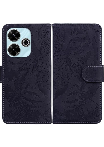 Xiaomi Poco M6 4g Kabartmalı Sevimli Kaplan Deri Cüzdan Için Flip Case (Yurt Dışından)