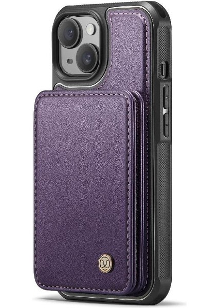 IPhone 15 Için Kılıf Manyetik Rfıd Engelleme Standı Fonksiyonu Ayrılabilir 2 (Yurt Dışından) fırsatları