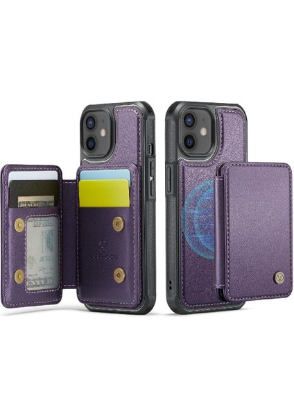 IPhone 12 Için Kılıf Pro Standı Fonksiyonu Manyetik Rfıd Engelleme Ayrılabilir (Yurt Dışından) fırsatları