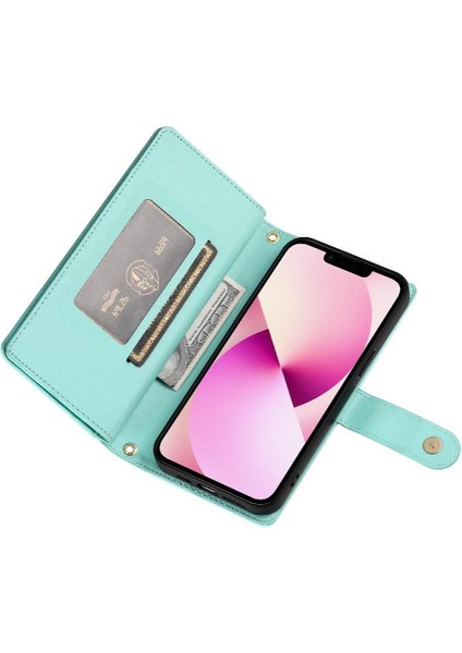 IPhone 13 Iş Cüzdan Standı Crossbody Askısı Için Flip Case (Yurt Dışından) indirimleri