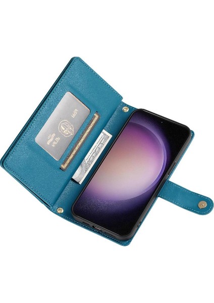 Samsung Galaxy S23 Çok Fonksiyonlu Cüzdan Crossbody Kayış Için Flip Case (Yurt Dışından) fiyatları