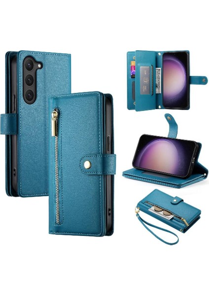 Samsung Galaxy S23 Çok Fonksiyonlu Cüzdan Crossbody Kayış Için Flip Case (Yurt Dışından) fırsatları