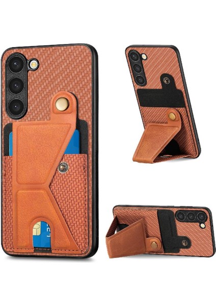 Samsung Galaxy S23 Manyetik Tasarım Standı Fonksiyon Braketi (Yurt Dışından)