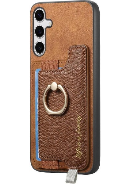 Samsung Galaxy S24 Manyetik Cüzdan Yüzük Standı Tutucu Magsafe Için Kılıf (Yurt Dışından) modelleri