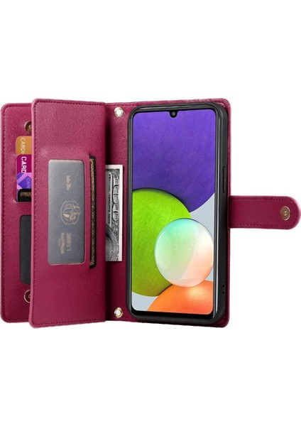 Samsung Galaxy A22 4g Iş Cüzdan Çok Fonksiyonlu Standı Için Flip Case (Yurt Dışından) fiyatları