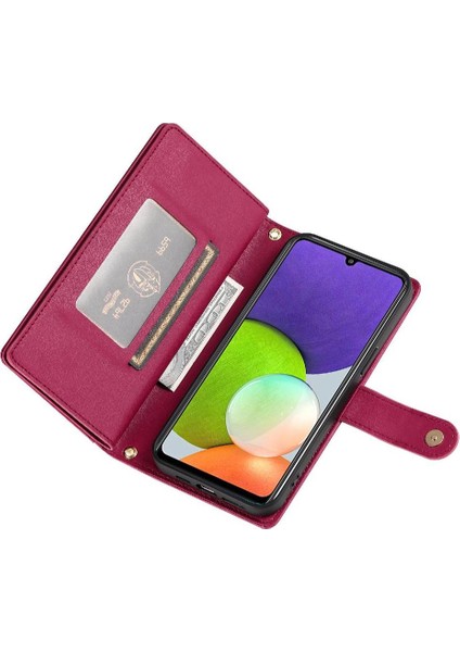 Samsung Galaxy A22 4g Iş Cüzdan Çok Fonksiyonlu Standı Için Flip Case (Yurt Dışından) fırsatları