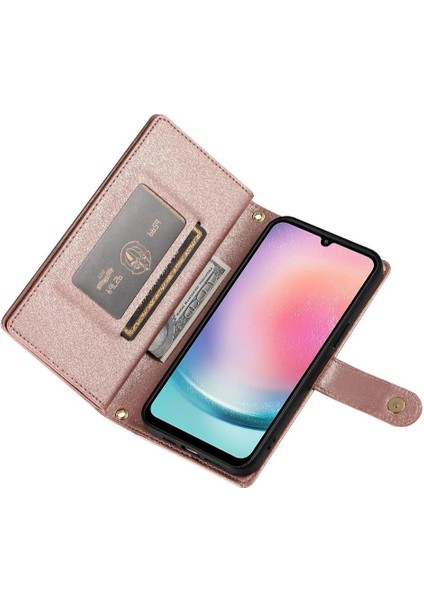 BDT Boutique Samsung Galaxy A24 4g Iş Için Flip Case Crossbody Kayış Standı Cüzdan (Yurt Dışından)