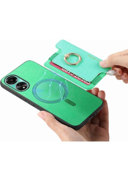 Oppo A78 4g Cüzdan Manyetik Halka Standı Tutucu Için Kılıf Magsafe Uyumlu (Yurt Dışından) fiyatları