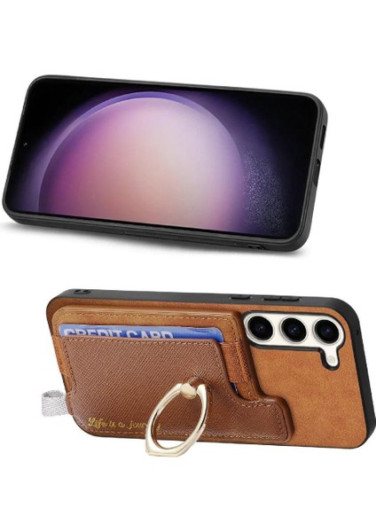 Samsung Galaxy S23 Cüzdan Manyetik Halka Standı Tutucu Magsafe Için Kılıf (Yurt Dışından) modelleri