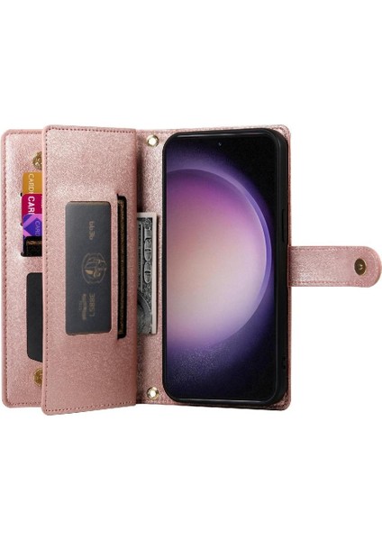 Samsung Galaxy S23 Çok Fonksiyonlu Cüzdan Crossbody Kayış Için Flip Case (Yurt Dışından) fiyatları