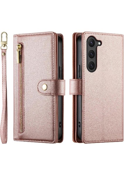 Samsung Galaxy S23 Çok Fonksiyonlu Cüzdan Crossbody Kayış Için Flip Case (Yurt Dışından) modelleri