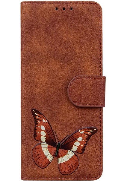 Google Piksel 9 Pro Xl Kelebek Renk Baskılı Flip Folio Kapak Için Kılıf (Yurt Dışından)