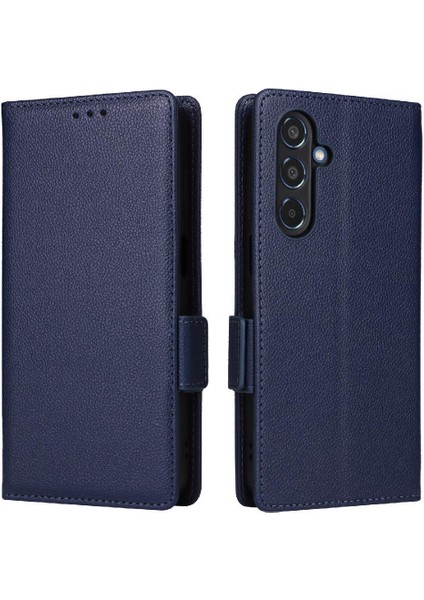 Samsung Galaxy M35 5g Pu Deri Manyetik Yan Toka Kart Için Flip Case (Yurt Dışından)