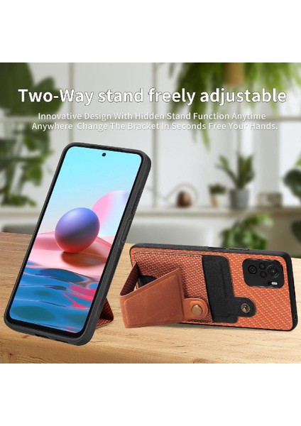 Xiaomi Redmi Not 10 Için Kılıf 4g Standı Fonksiyonu Cardholder Manyetik Tasarım (Yurt Dışından) fırsatları
