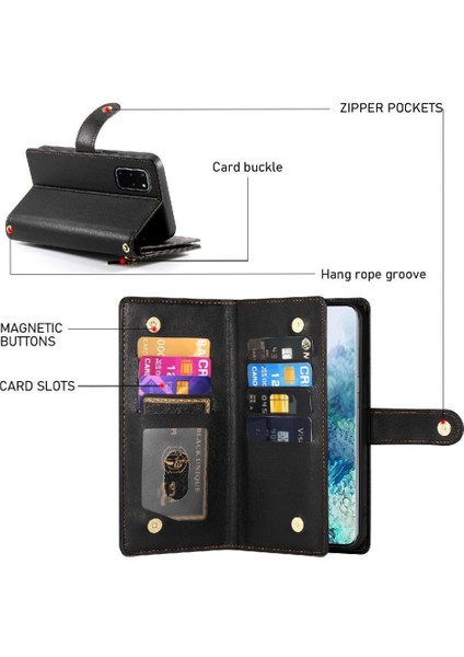 Samsung Galaxy S20 Artı Crossbody Kayış Cüzdan Iş Için Flip Case (Yurt Dışından) indirimleri