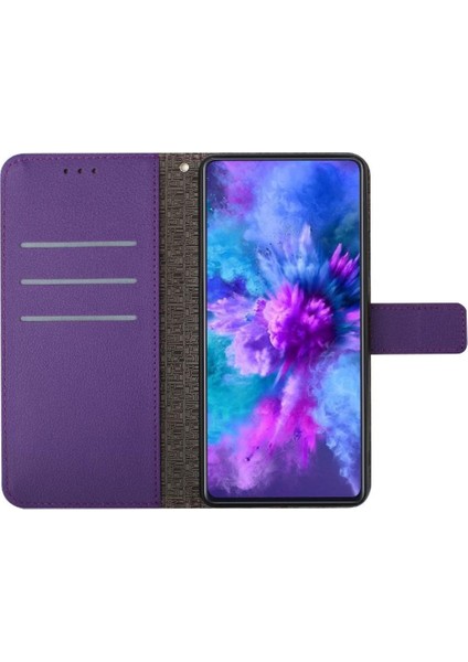 Oppo RENO12 Için Flip Case El Kayışı Manyetik Pu ile 5g Kart Yuvası Standı (Yurt Dışından) fırsatları