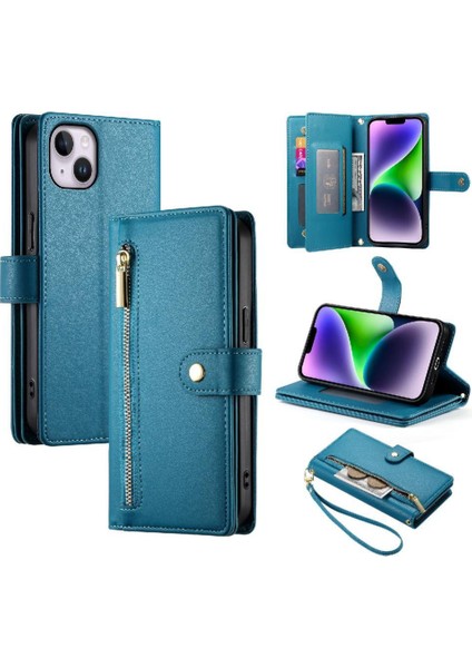 IPhone 14 Için Flip Case Artı Crossbody Kayış Cüzdan Çok Fonksiyonlu Standı (Yurt Dışından) fiyatları