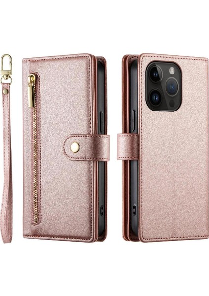IPhone 14 Için Flip Case Pro Standı Iş Cüzdan Çok Fonksiyonlu Kayış (Yurt Dışından) fiyatları