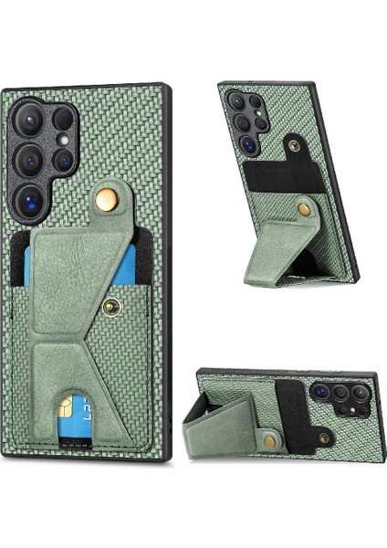 Samsung Galaxy S24 Ultra Braketi Standı Fonksiyonu Kart Sahibi Tasarım (Yurt Dışından)