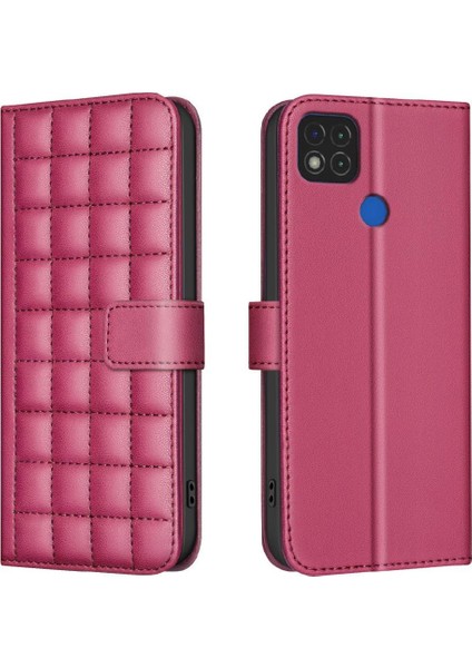 Xiaomi Redmi 9c Için Flip Case Pu Deri Kart Yuvaları Tutucu Iş Basit (Yurt Dışından)