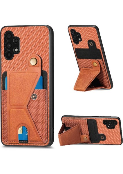 Samsung Galaxy A32 5g Manyetik Tasarım Cardholder Braketi Standı Için Kılıf (Yurt Dışından)