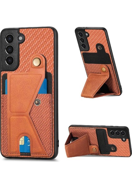 Samsung Galaxy S21 Standı Fonksiyonu Için Kılıf Braketi Manyetik Tasarım (Yurt Dışından)