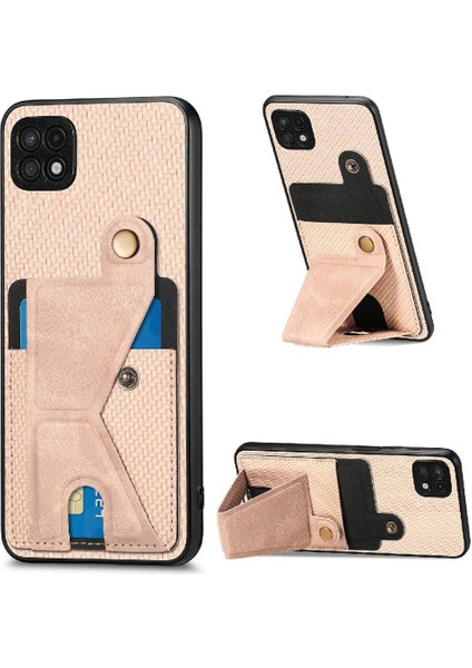 Samsung Galaxy A22 5g Için Kılıf Braketi Manyetik Tasarım Standı Fonksiyonu (Yurt Dışından)