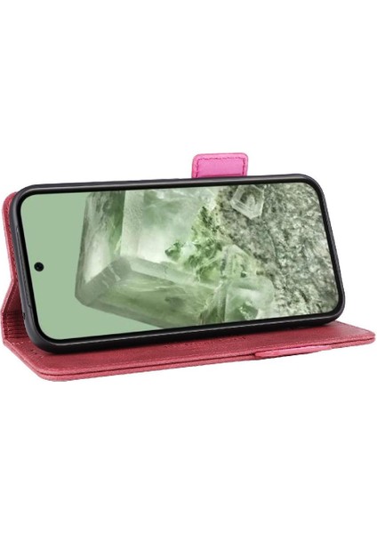 Toka Manyetik Cüzdan ile Google Piksel 8A Kickstand Kapak Için Flip Case (Yurt Dışından) modelleri