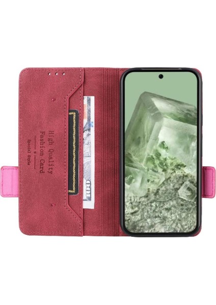 Toka Manyetik Cüzdan ile Google Piksel 8A Kickstand Kapak Için Flip Case (Yurt Dışından) indirimleri