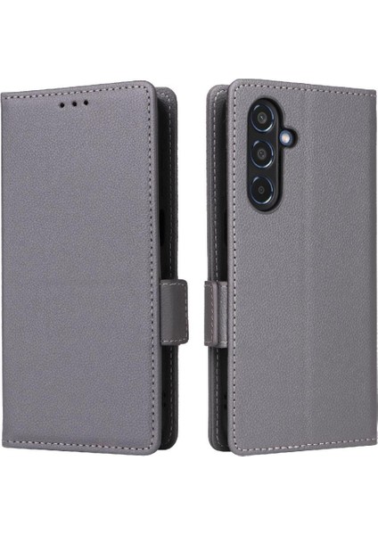 Samsung Galaxy M35 5g Pu Deri Manyetik Yan Toka Kart Için Flip Case (Yurt Dışından)