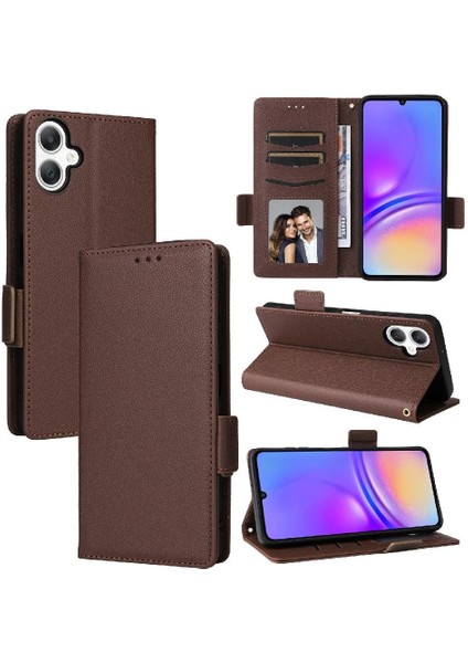 Samsung Galaxy A06 Için Flip Case Kart Yuvaları Tutucu Pu Deri Manyetik (Yurt Dışından)