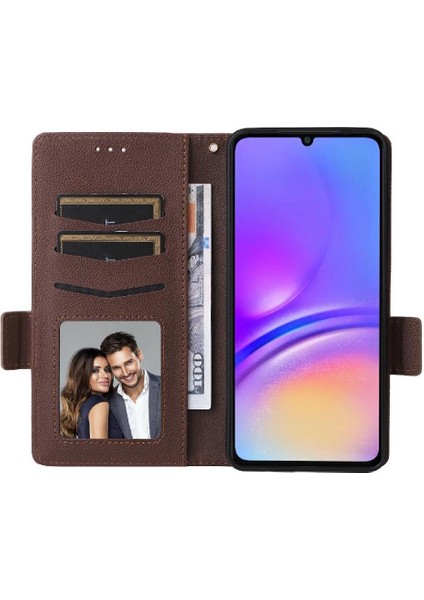 Samsung Galaxy A06 Için Flip Case Kart Yuvaları Tutucu Pu Deri Manyetik (Yurt Dışından) indirimleri