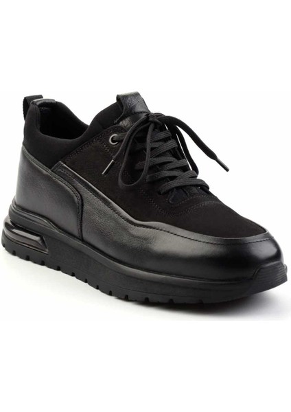 Siyah Napa Hakiki Deri Erkek Casual Ayakkabı E01811691143 modelleri