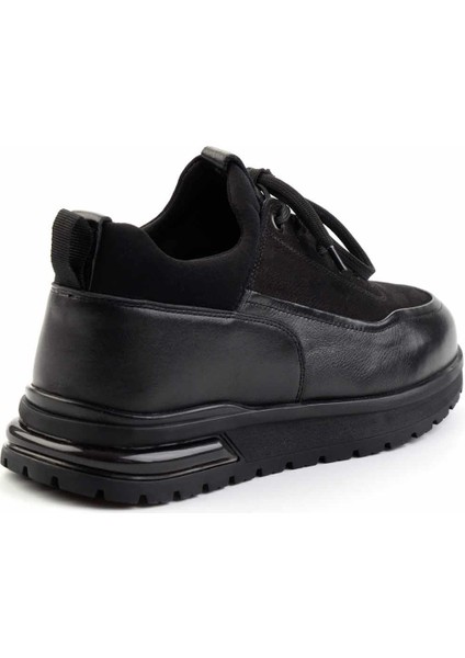 Siyah Napa Hakiki Deri Erkek Casual Ayakkabı E01811691143 fırsatları